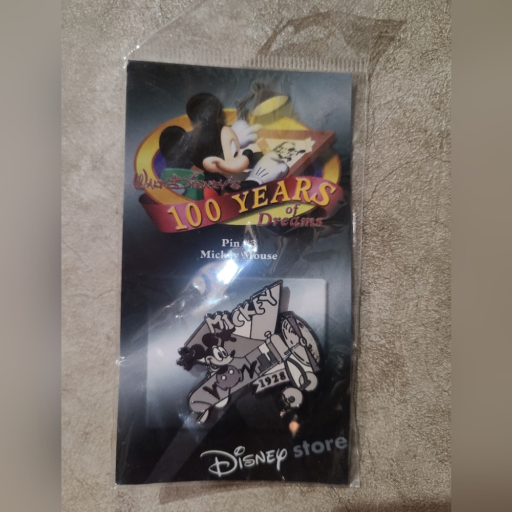 Disney "100 Years Of Dreams" pin #3 Mickey Mouse